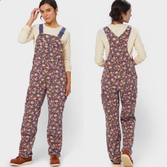 NWT Duluth XL x31” Heirloom Gardening Bib Overalls Dusk Blue Fall Hedgehog Farm - Picture 9 of 10